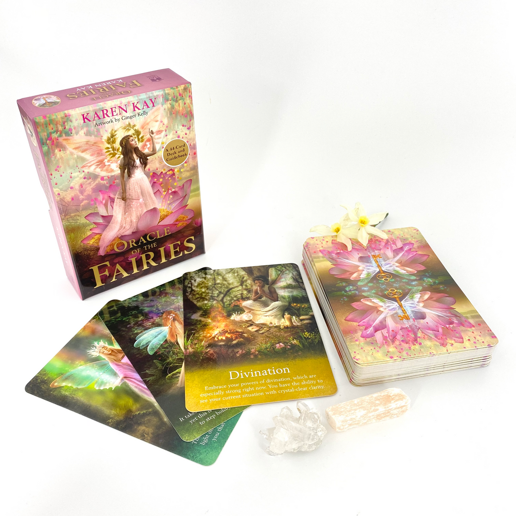 Crystal Packs NZ: Oracle of the fairies cards & crystal pack