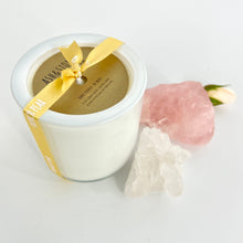 Load image into Gallery viewer, Xmas Gift Ideas NZ: Bespoke candle &amp; crystal gift pack: French Pear

